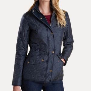 BARBOUR CAVALRY Polar-Quilt Black Jacket, …